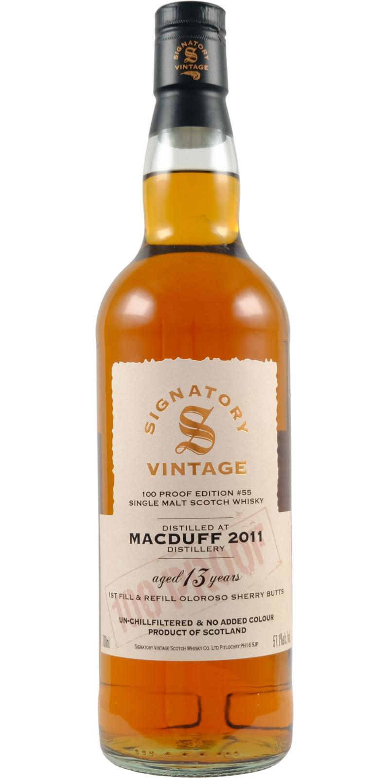 Macduff 2011 SV  100 Proof - Edition #55