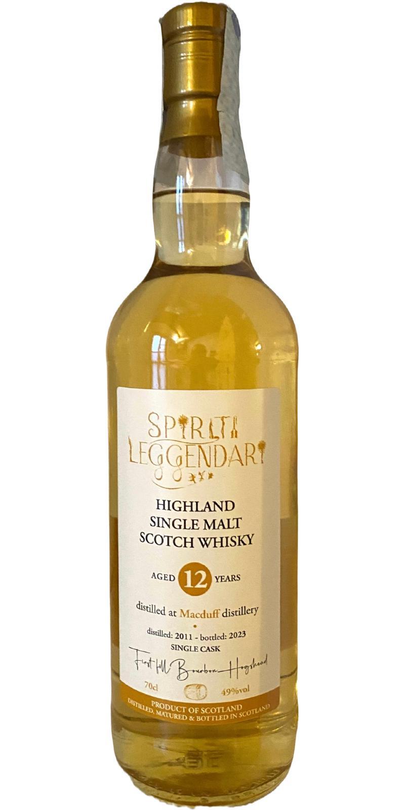 Macduff 2011 SpL  Single Cask