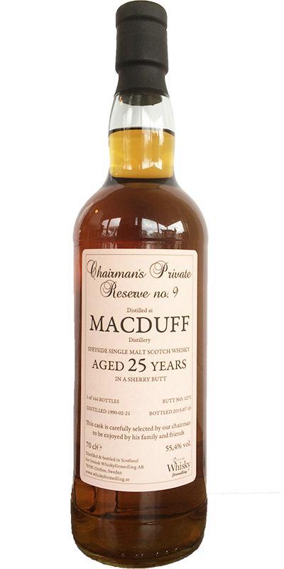 Macduff 1990 SWf  Chairman's Private Reserve no. 9
