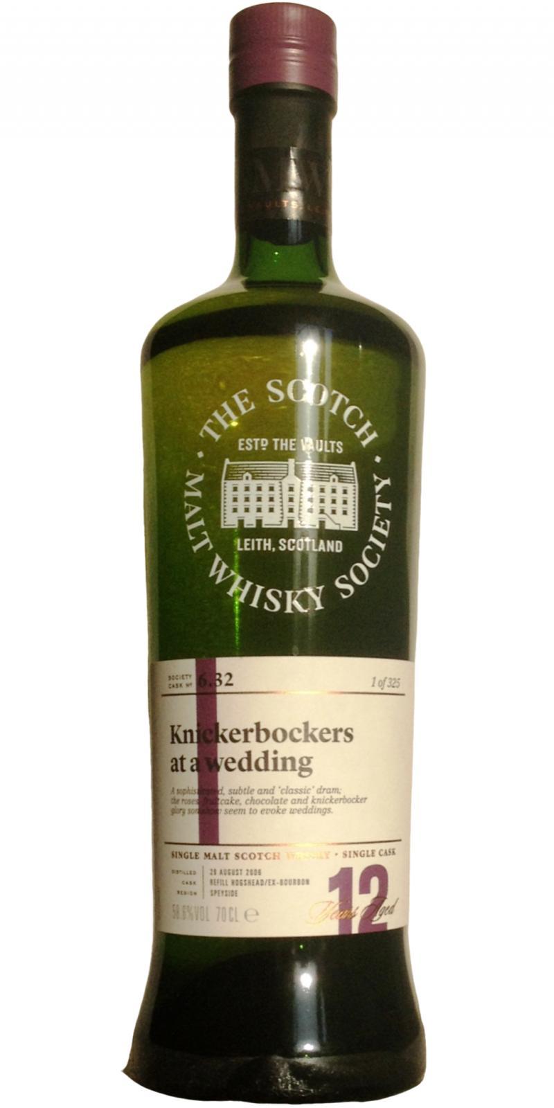 Macduff 2006 SMWS 6.32  Knickerbockers at a wedding
