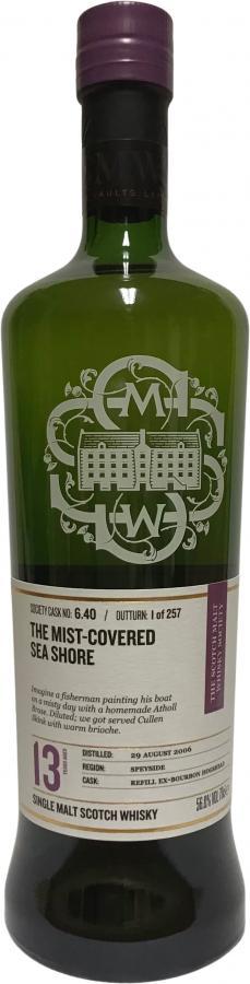 Macduff 2006 SMWS 6.40  The mist-covered sea shore