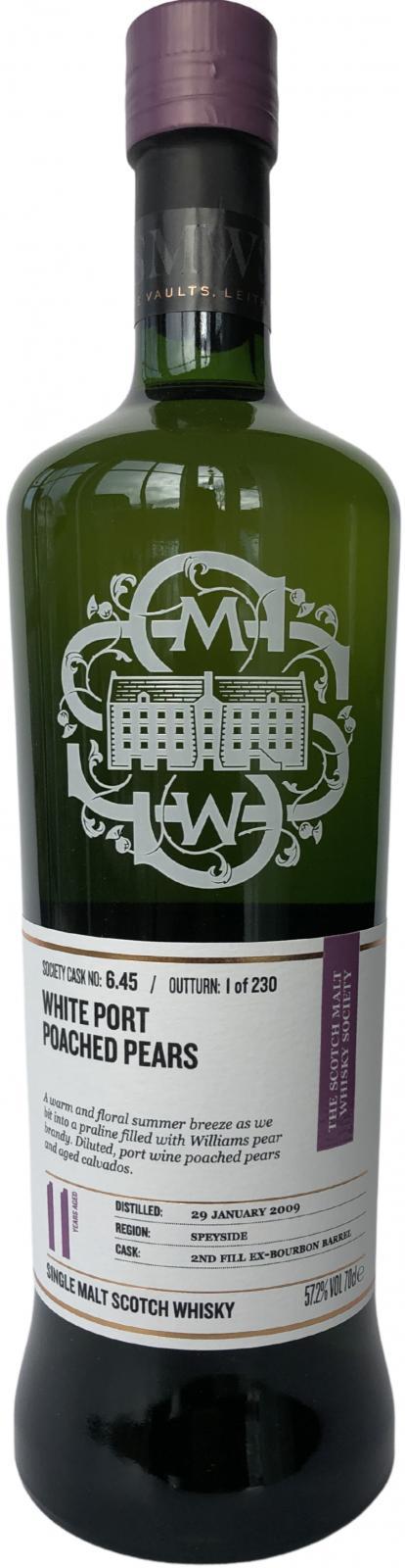 Macduff 2009 SMWS 6.45  White port poached pears