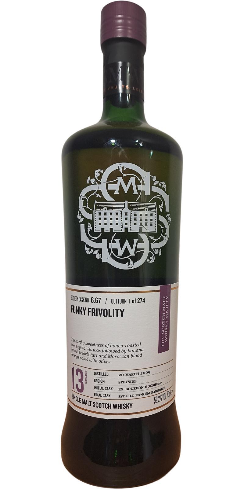 Macduff 2009 SMWS 6.67  Funky frivolity