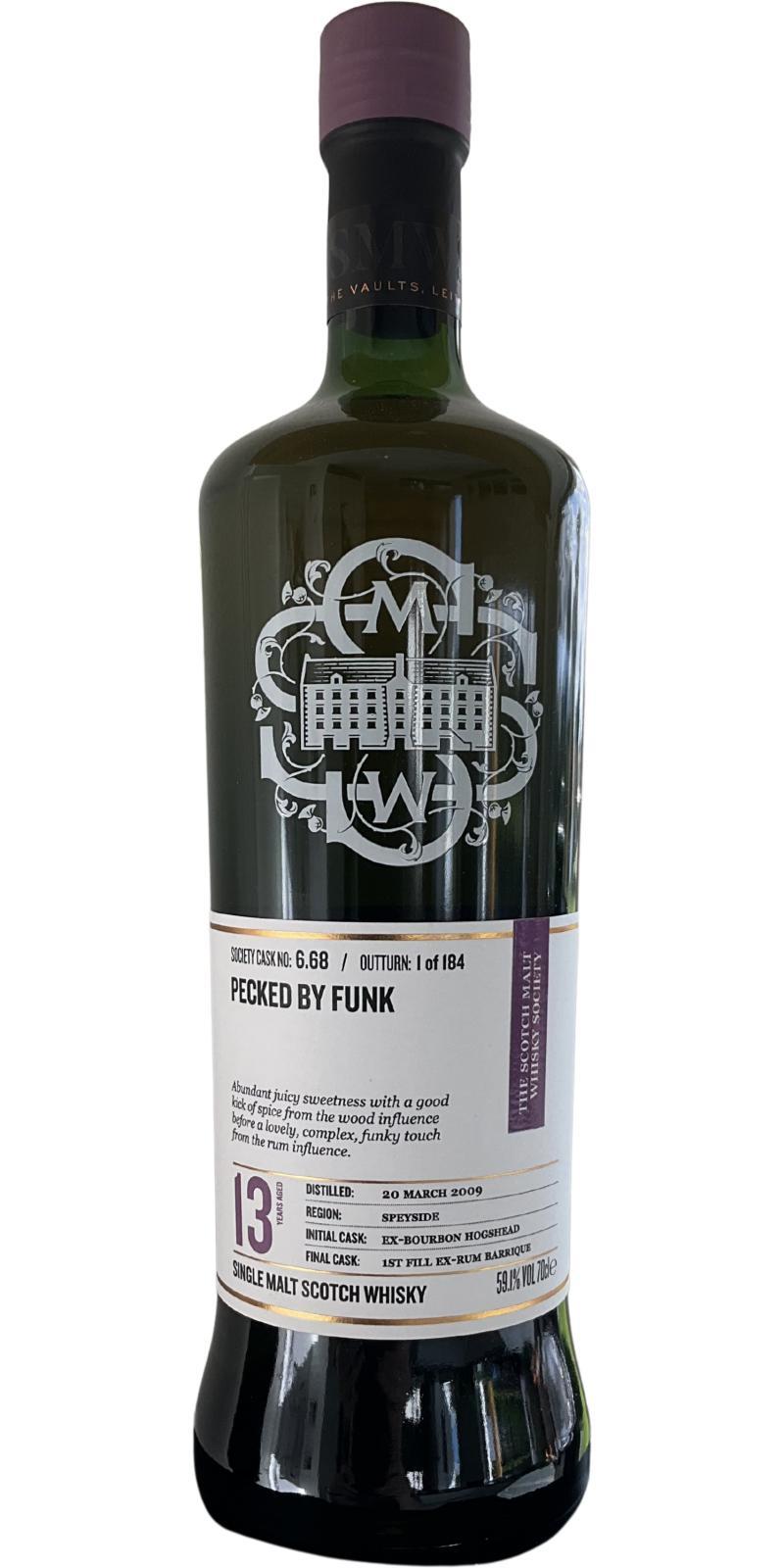 Macduff 2009 SMWS 6.68  Pecked by funk