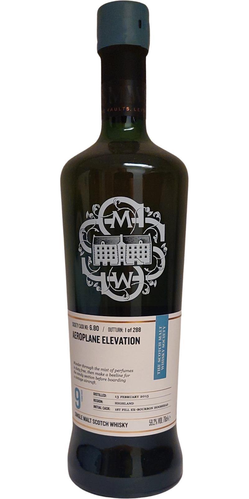Macduff 2015 SMWS 6.80  Aeroplane Elevation