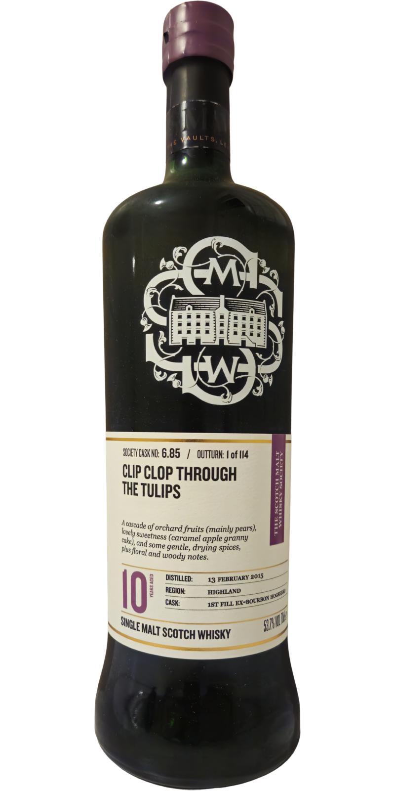 Macduff 2015 SMWS 6.85  Clipclop through the tulips