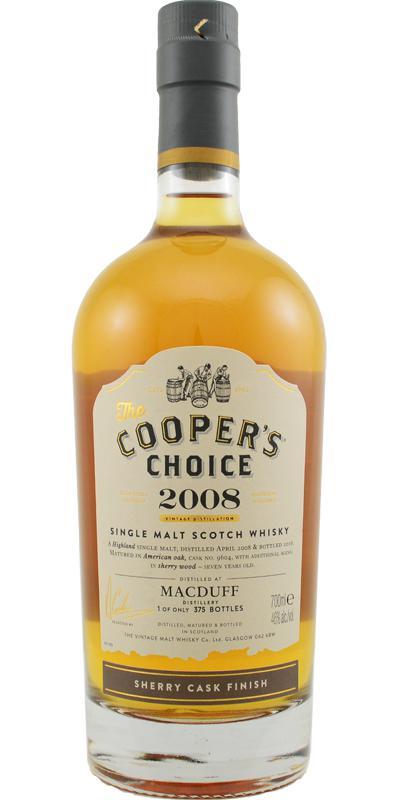 Macduff 2008 VM  The Cooper's Choice