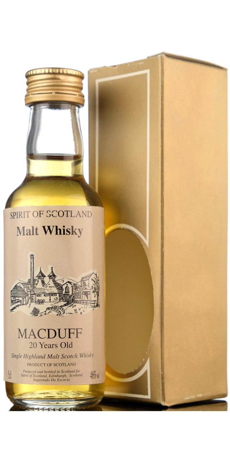 Macduff 20-year-old UD  Spirit of Scotland - Miniature