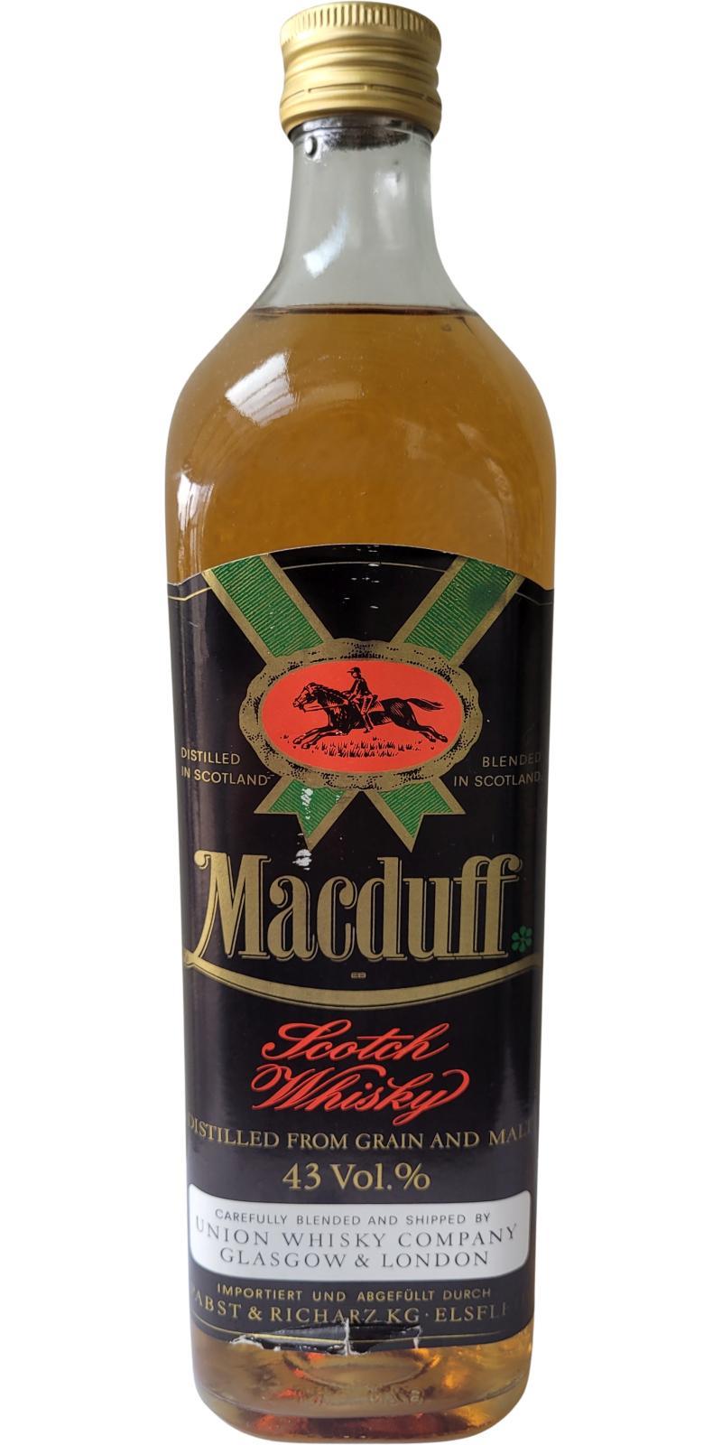 Macduff Scotch Whisky UWCo