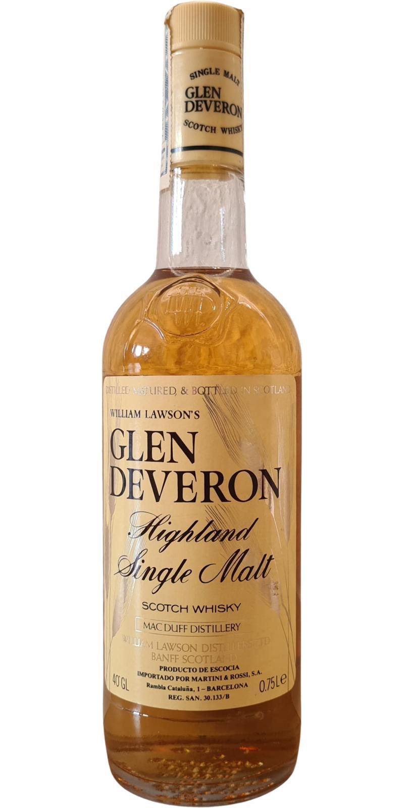 Glen Deveron William Lawson's  Highland Single Malt
