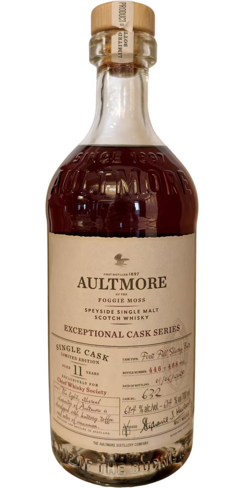 Aultmore 11-year-old Exceptional Cask Series