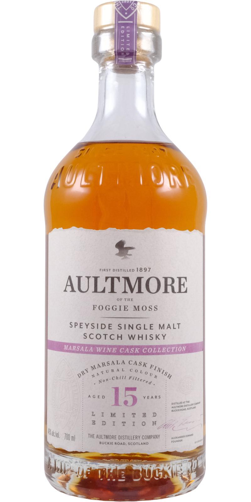 Aultmore 15-year-old Marsala Wine Cask Collection