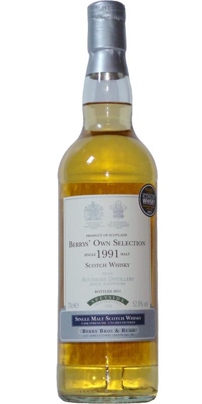 Aultmore 1991 BR Berrys' Own Selection