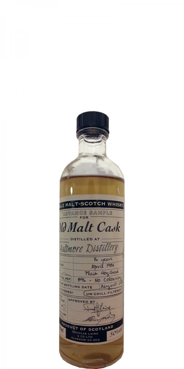 Aultmore 1984 DL The Old Malt Cask - Advanced Sample