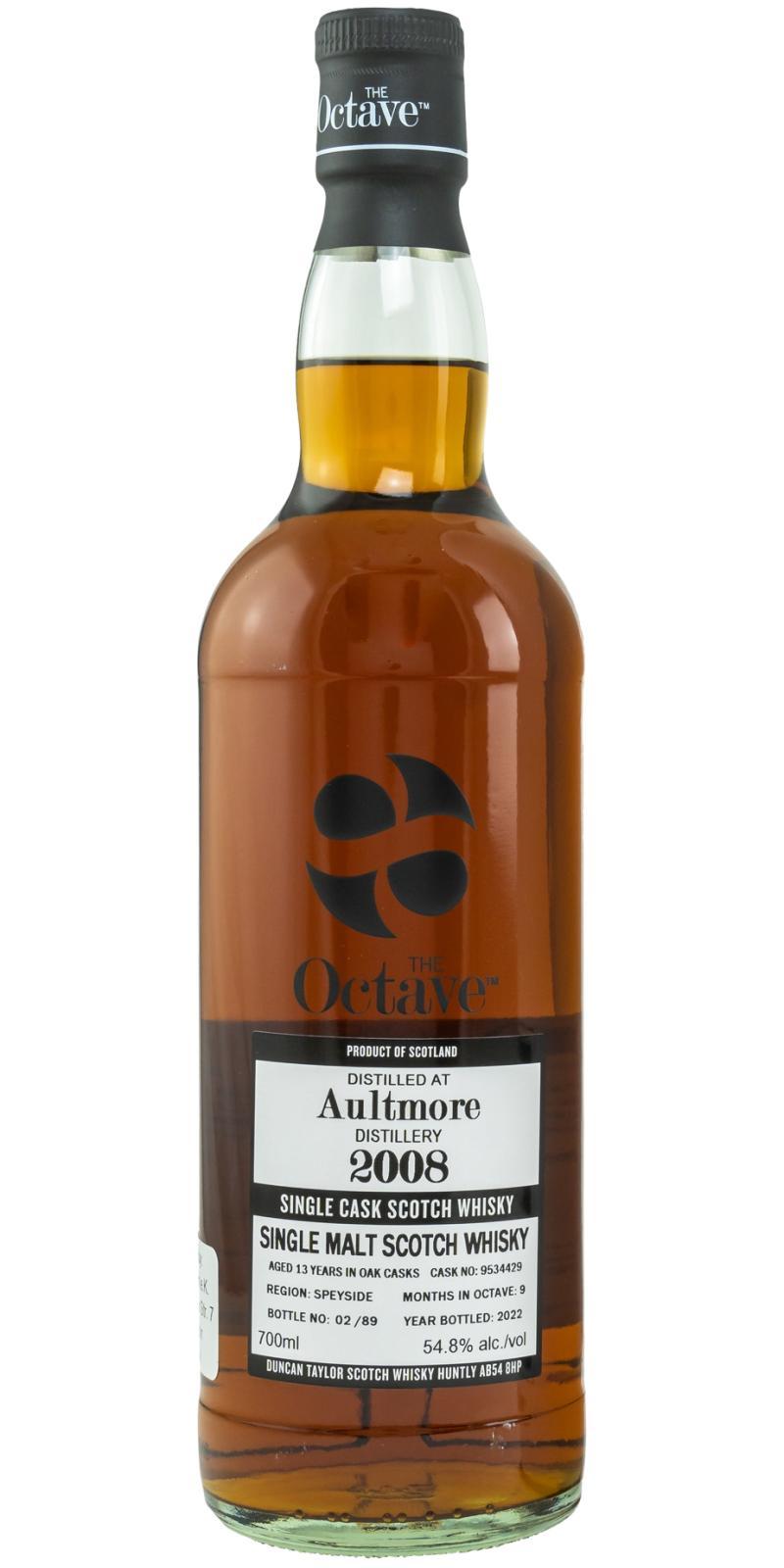 Aultmore 2008 DT The Octave