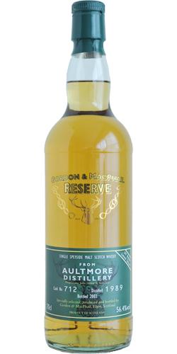 Aultmore 1989 GM Reserve
