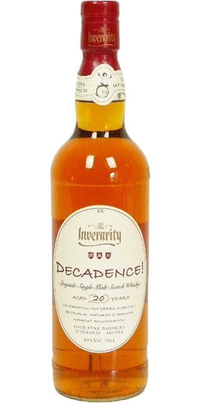 The Inverarity 20-year-old LF Decadence!