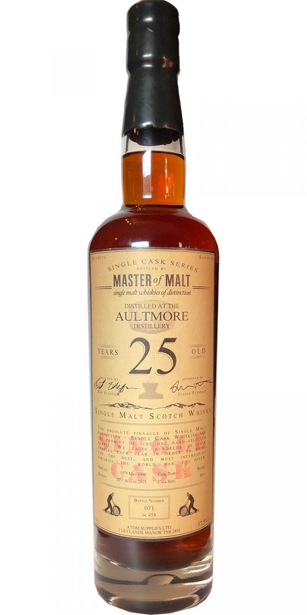 Aultmore 1990 MoM Single Cask Series