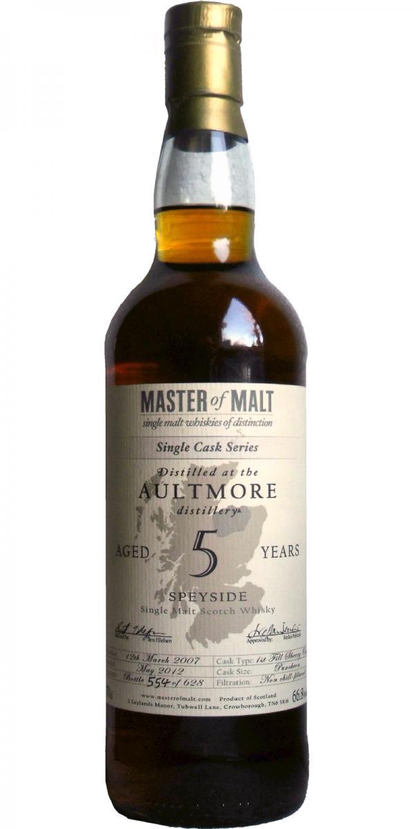 Aultmore 2007 MoM Single Cask Series