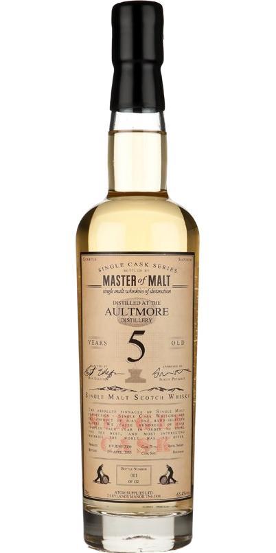 Aultmore 2009 MoM Single Cask Series