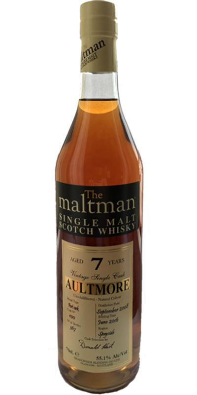 Aultmore 2008 MBl The Maltman