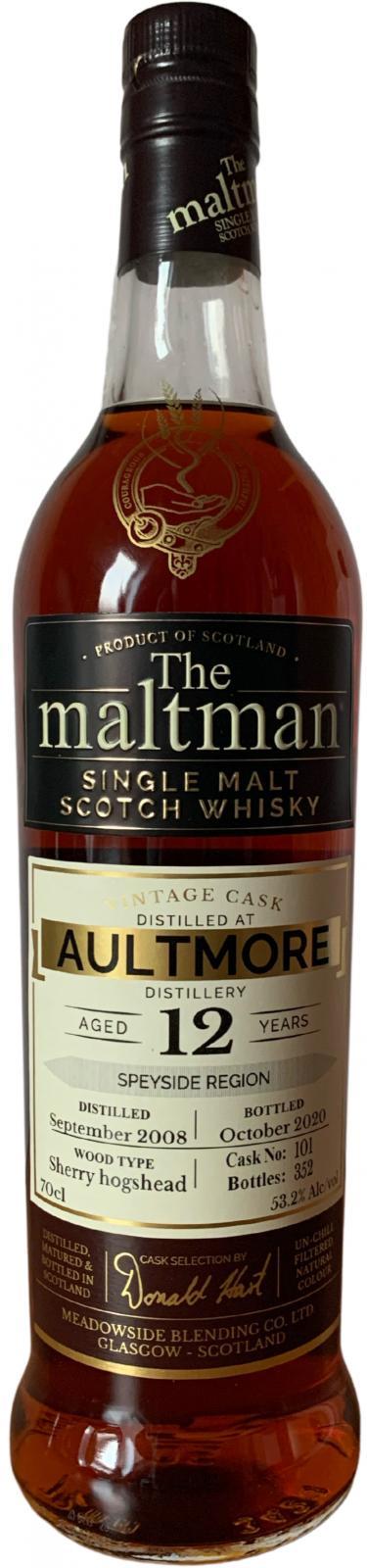 Aultmore 2008 MBl The Maltman