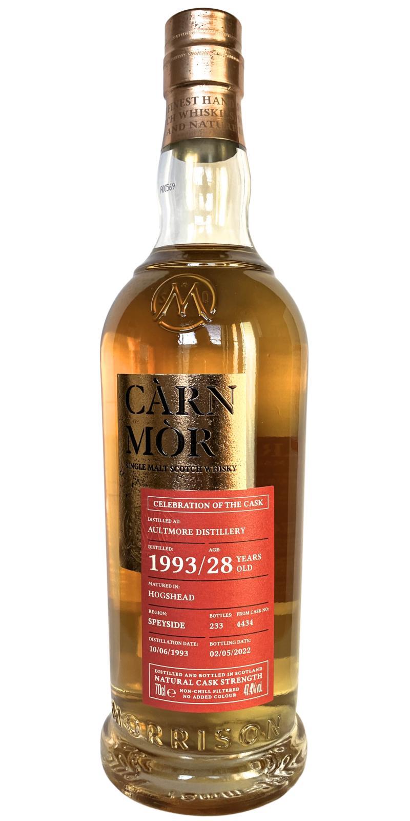 Aultmore 1993 MSWD Càrn Mòr Celebration of the Cask