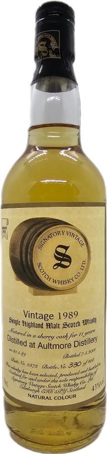 Aultmore 1989 SV Vintage Collection