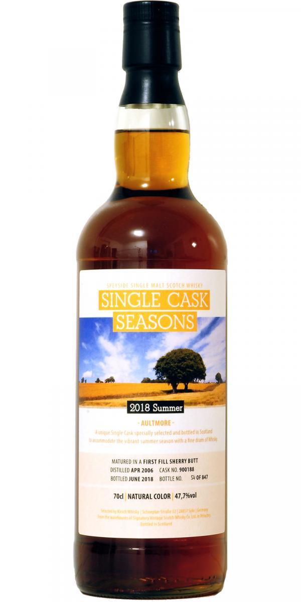 Aultmore 2006 SV Single Cask Seasons - Summer 2018