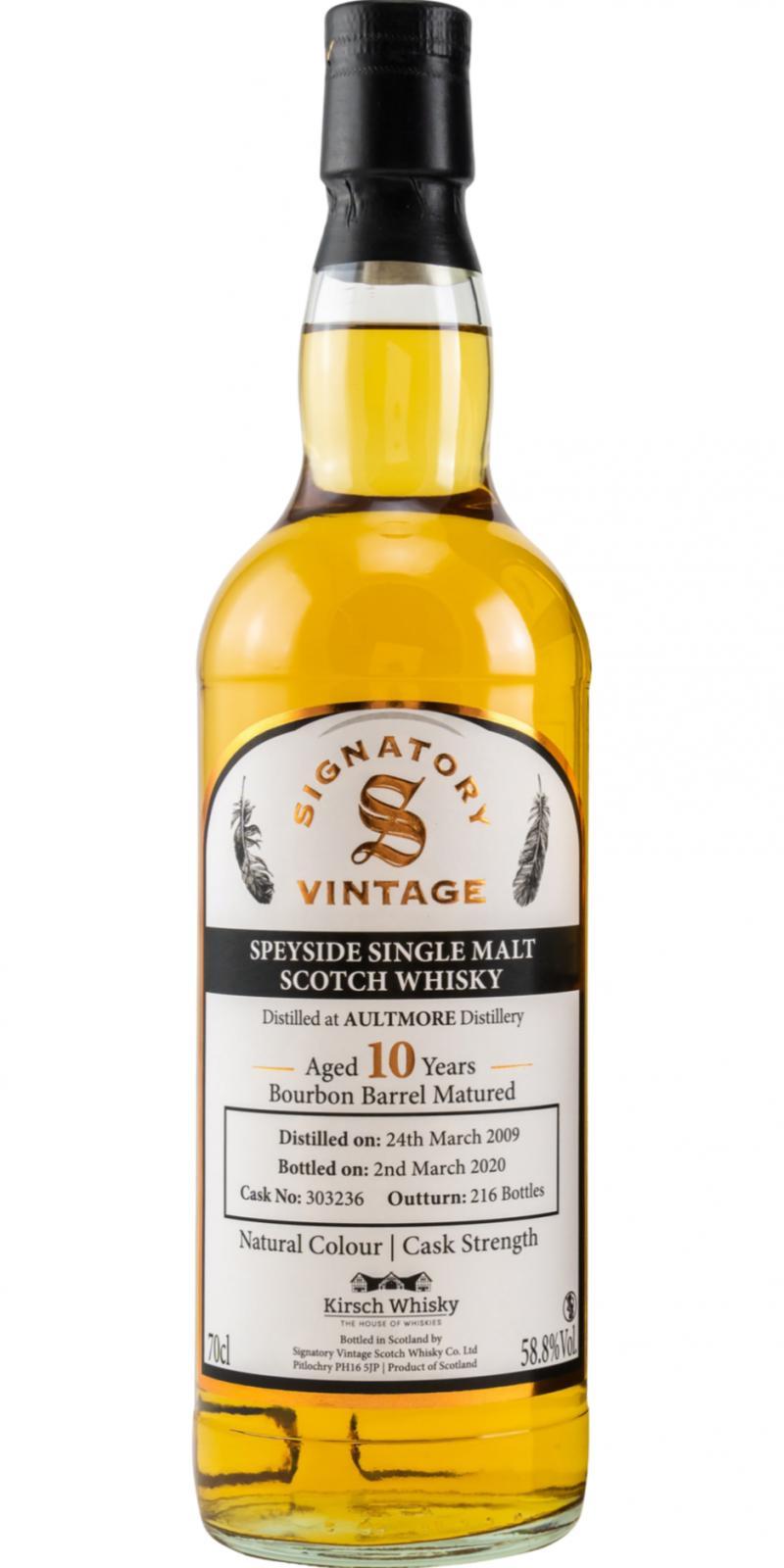 Aultmore 2009 SV Natural Colour | Cask Strength