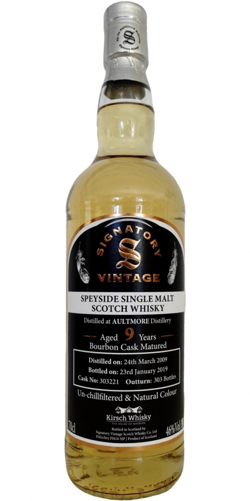 Aultmore 2009 SV Natural Colour | Un-chillfiltered