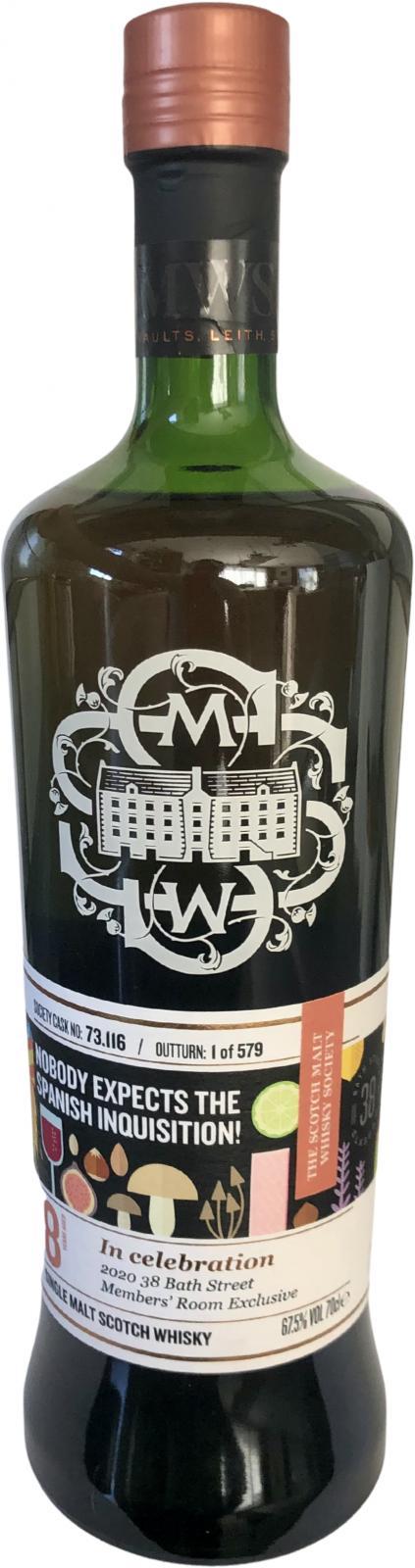 Aultmore 08-year-old SMWS 73.116 Nobody Expects The Spanish Inquisition!