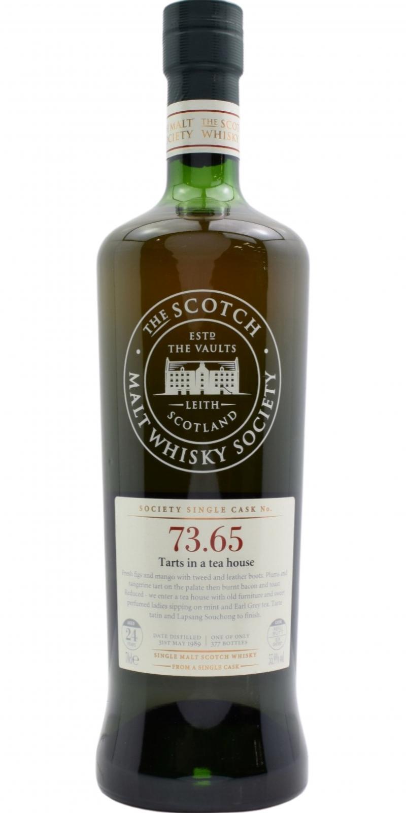 Aultmore 1989 SMWS 73.65 Tarts in a tea house