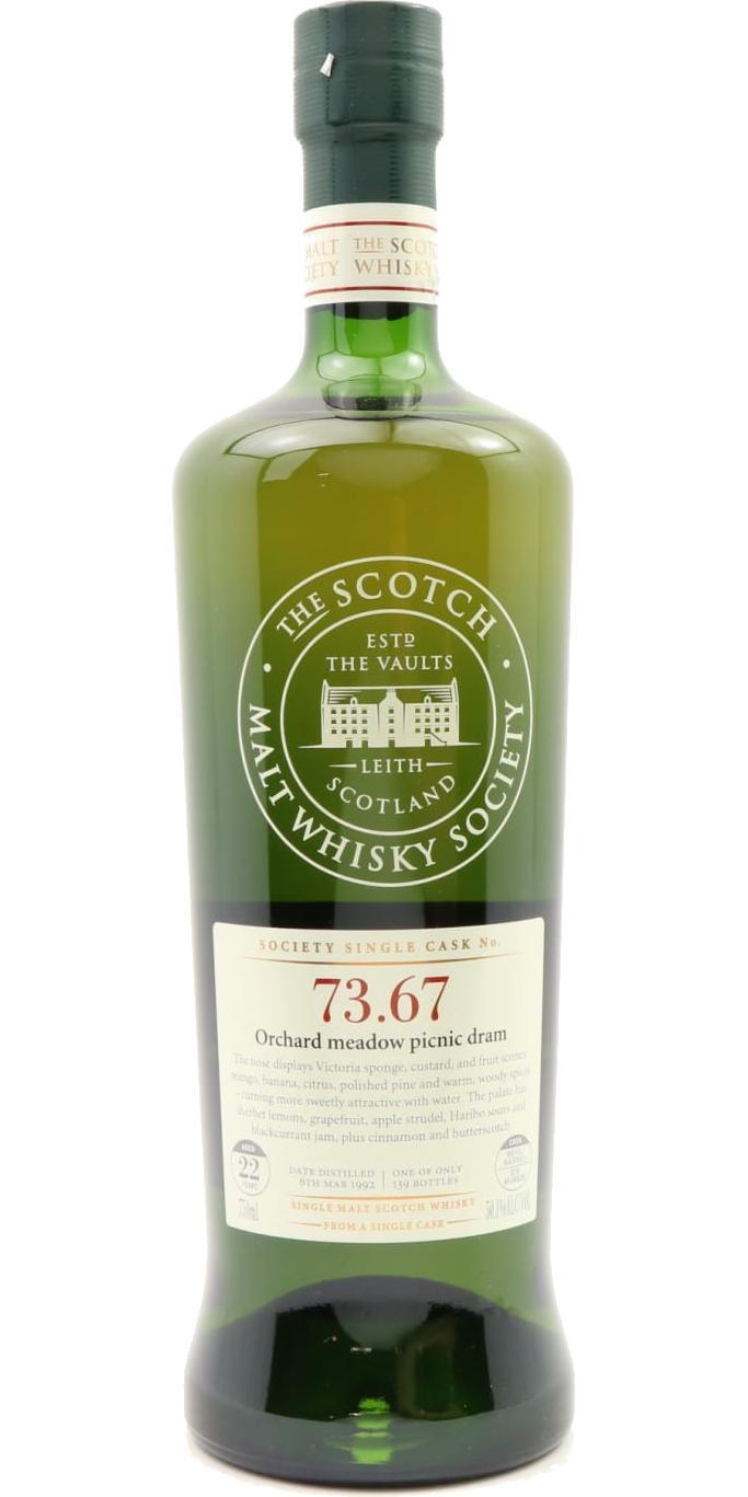 Aultmore 1992 SMWS 73.67 Orchard meadow picnic dram
