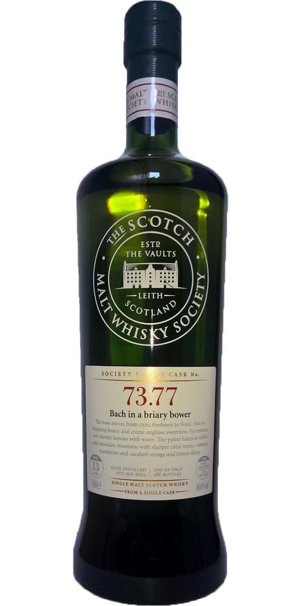 Aultmore 2002 SMWS 73.77 Bach in a briary bower