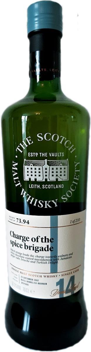 Aultmore 2002 SMWS 73.94 Charge of the spice brigade