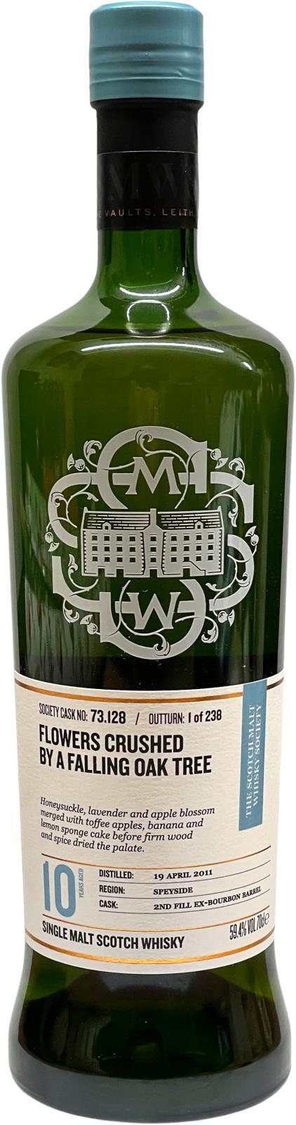 Aultmore 2011 SMWS 73.128 Flowers crushed by a falling oak tree