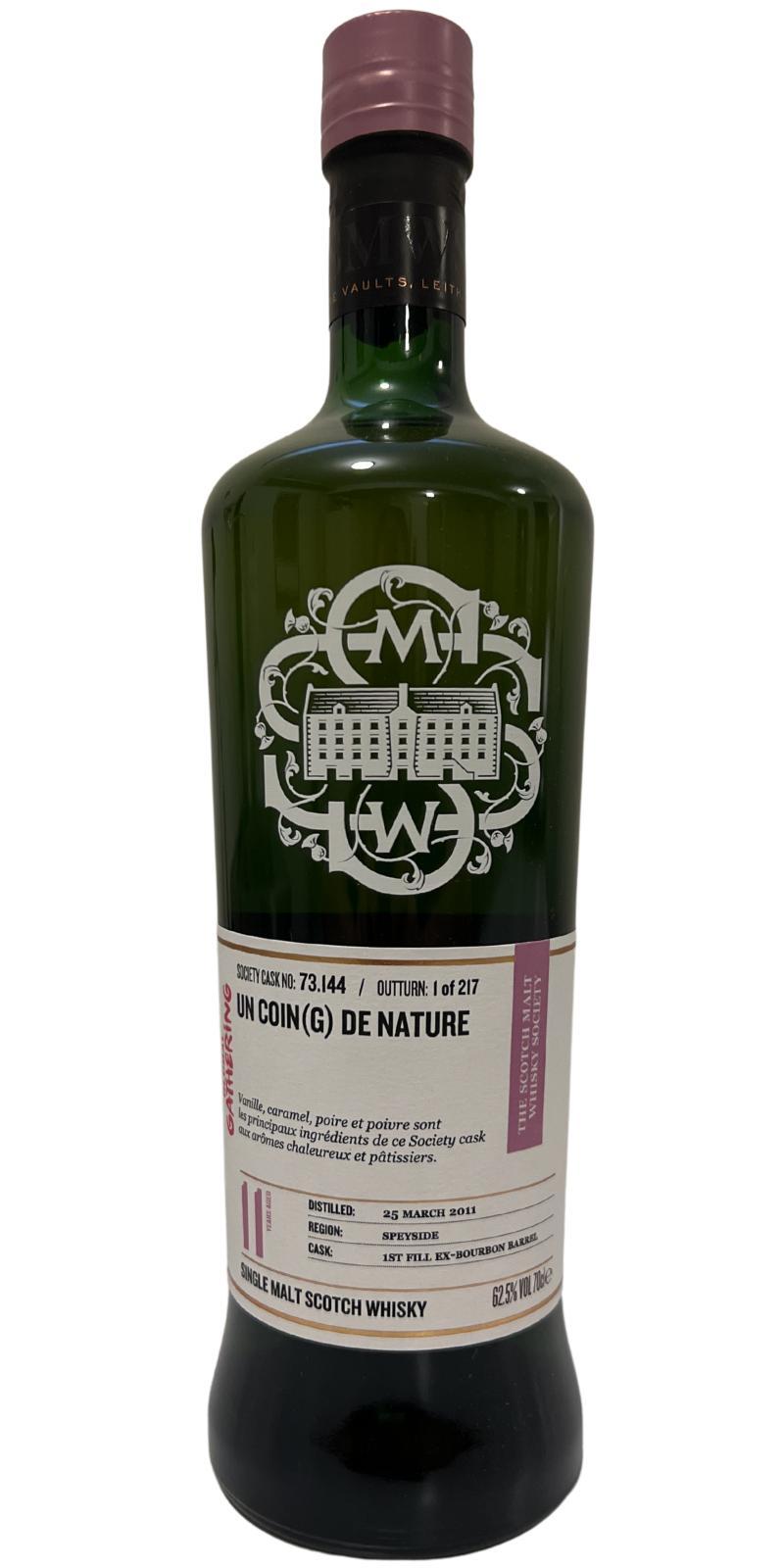 Aultmore 2011 SMWS 73.144 Un coin(g) de nature
