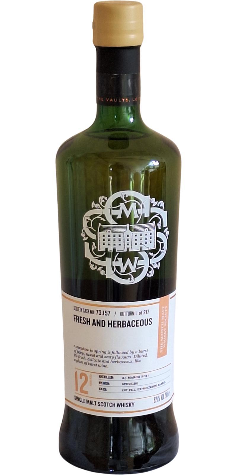 Aultmore 2011 SMWS 73.157 Fresh and herbaceous