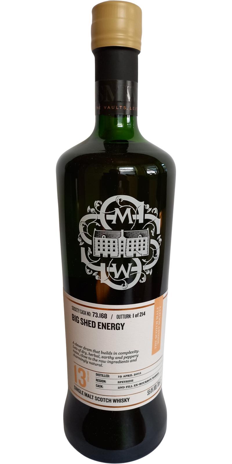 Aultmore 2011 SMWS 73.168 Big shed energy