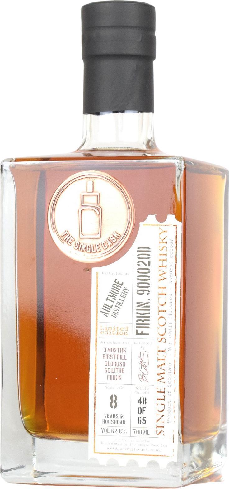 Aultmore 08-year-old TSCL The Single Cask