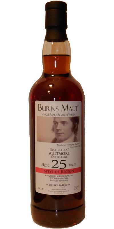 Aultmore 1990 TWB Burns Malt