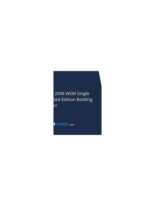 Aultmore 2008 WSM Single Cask - Limited Edition Bottling