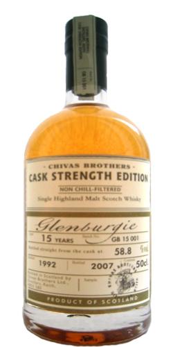 Glenburgie 1992  Chivas Brothers - Cask Strength Edition