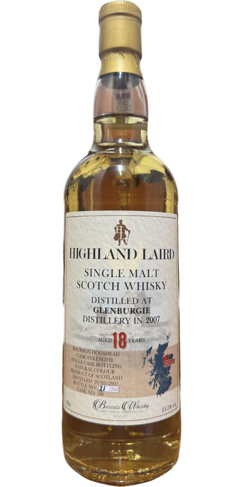 Glenburgie 2007 BRI  Highland Laird