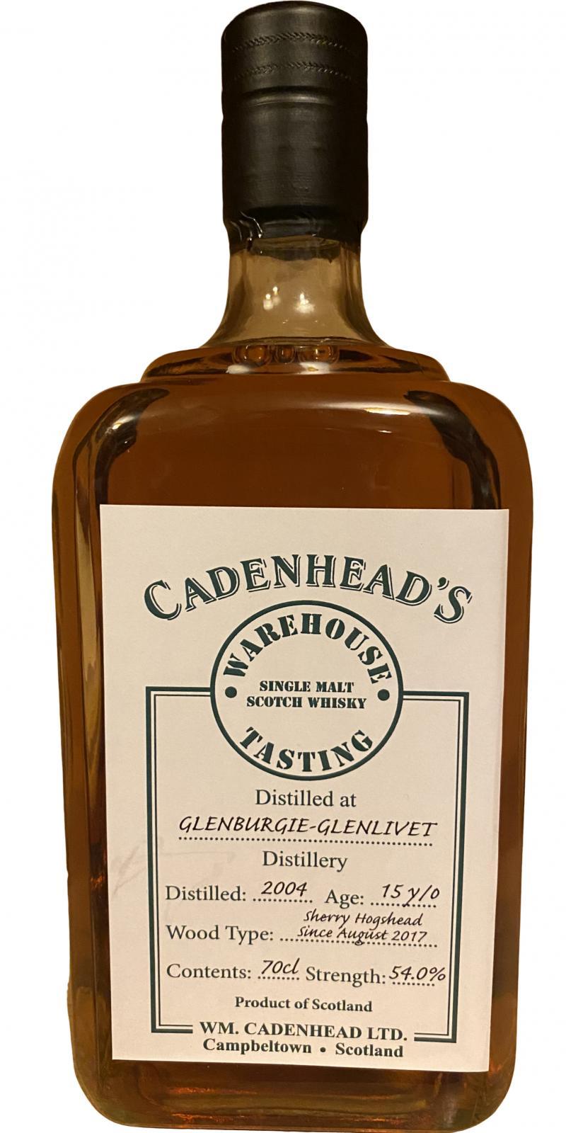 Glenburgie 2004 CA  Warehouse Tasting