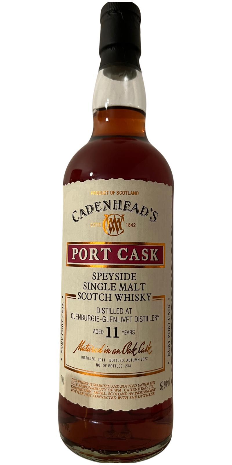 Glenburgie 2011 CA  Wood Range - Port Cask