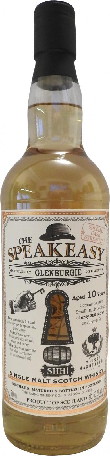 Glenburgie 10-year-old DL  The Speakeasy