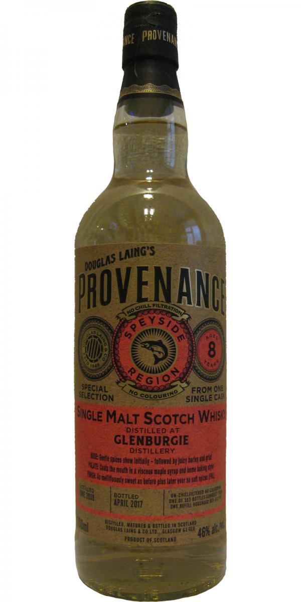 Glenburgie 2008 DL  Provenance