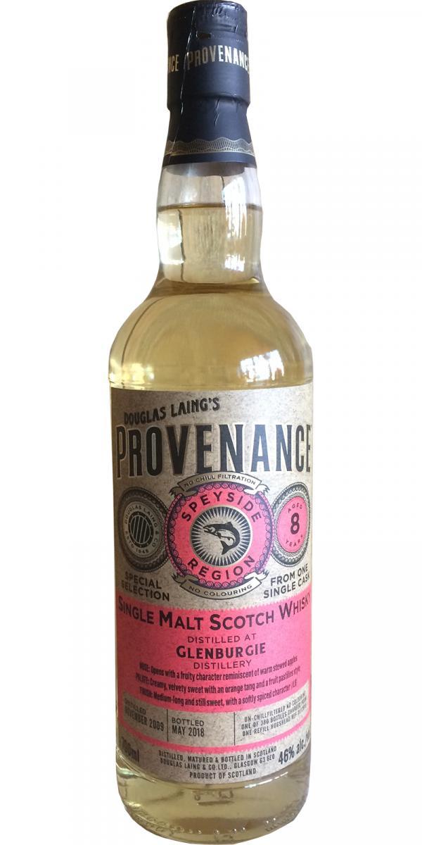 Glenburgie 2009 DL  Provenance
